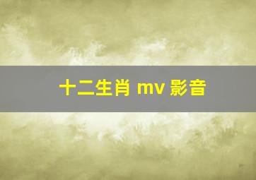 十二生肖 mv 影音